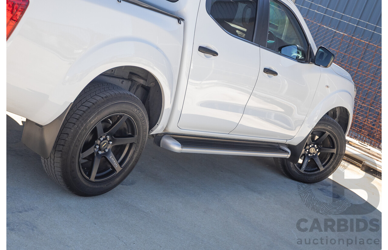 03/2017 Nissan Navara SL (4x4) D23 SERIES II Dual Cab Utility White Turbo Diesel 2.3L