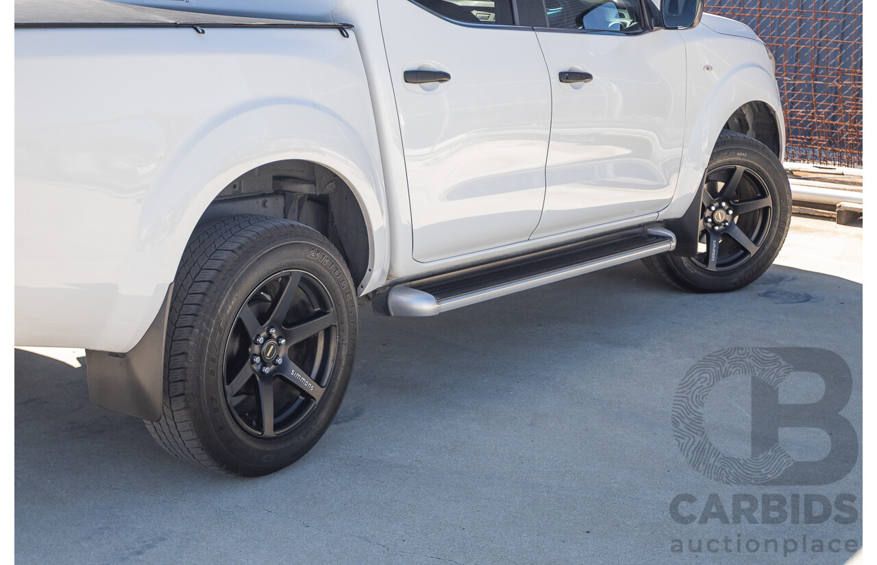 03/2017 Nissan Navara SL (4x4) D23 SERIES II Dual Cab Utility White Turbo Diesel 2.3L