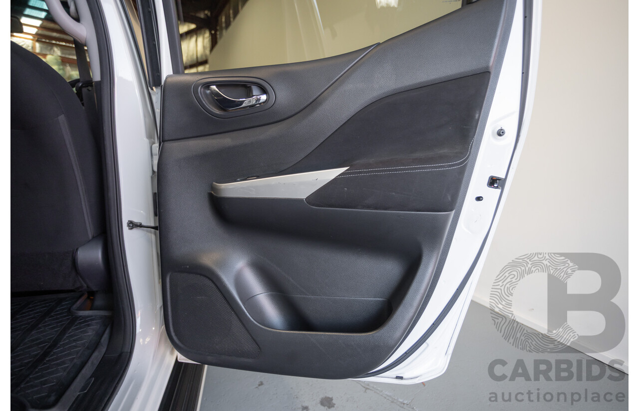 03/2017 Nissan Navara SL (4x4) D23 SERIES II Dual Cab Utility White Turbo Diesel 2.3L