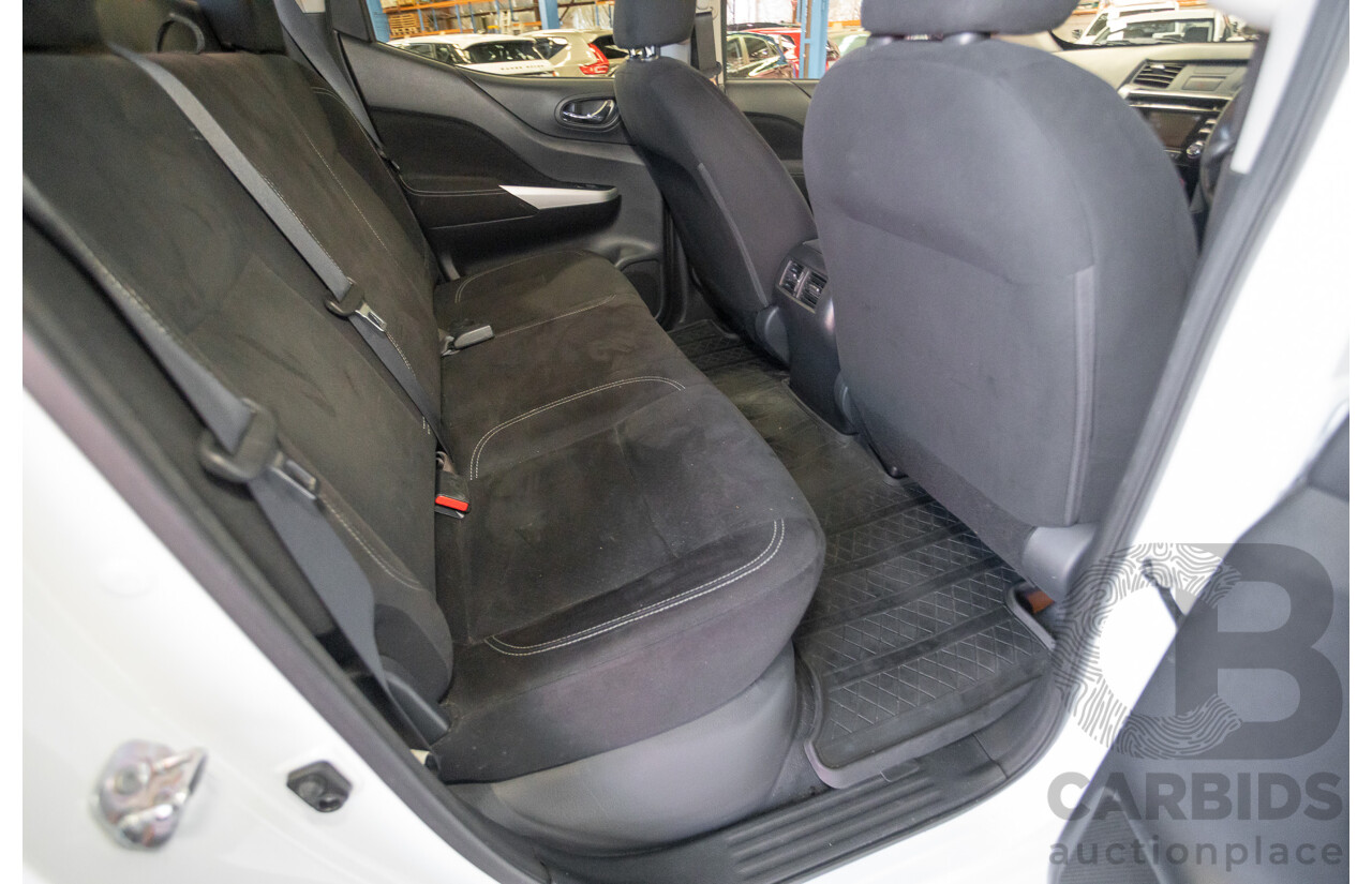 03/2017 Nissan Navara SL (4x4) D23 SERIES II Dual Cab Utility White Turbo Diesel 2.3L