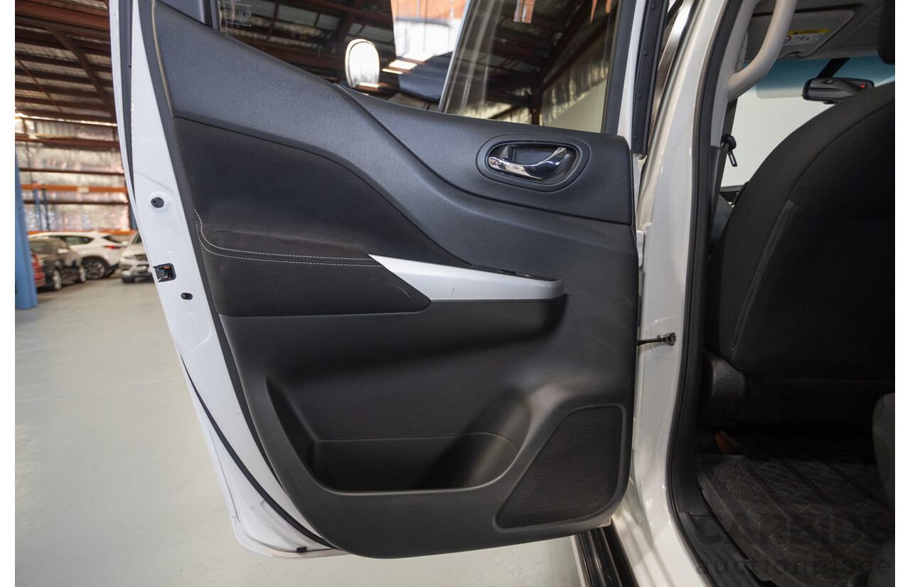 03/2017 Nissan Navara SL (4x4) D23 SERIES II Dual Cab Utility White Turbo Diesel 2.3L