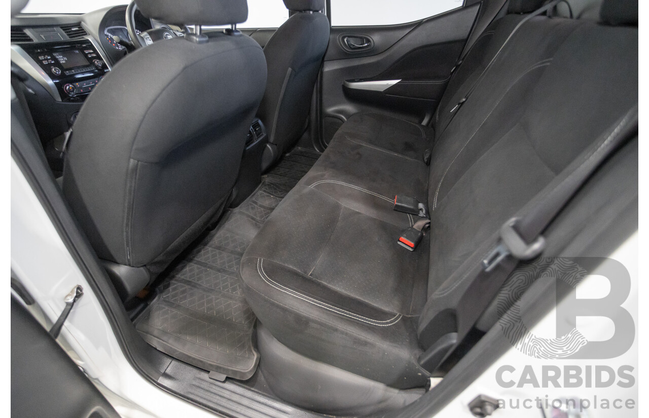 03/2017 Nissan Navara SL (4x4) D23 SERIES II Dual Cab Utility White Turbo Diesel 2.3L