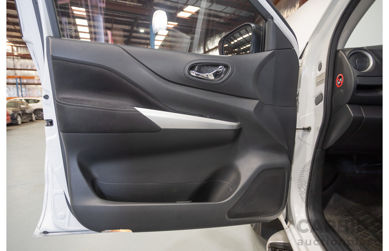 03/2017 Nissan Navara SL (4x4) D23 SERIES II Dual Cab Utility White Turbo Diesel 2.3L