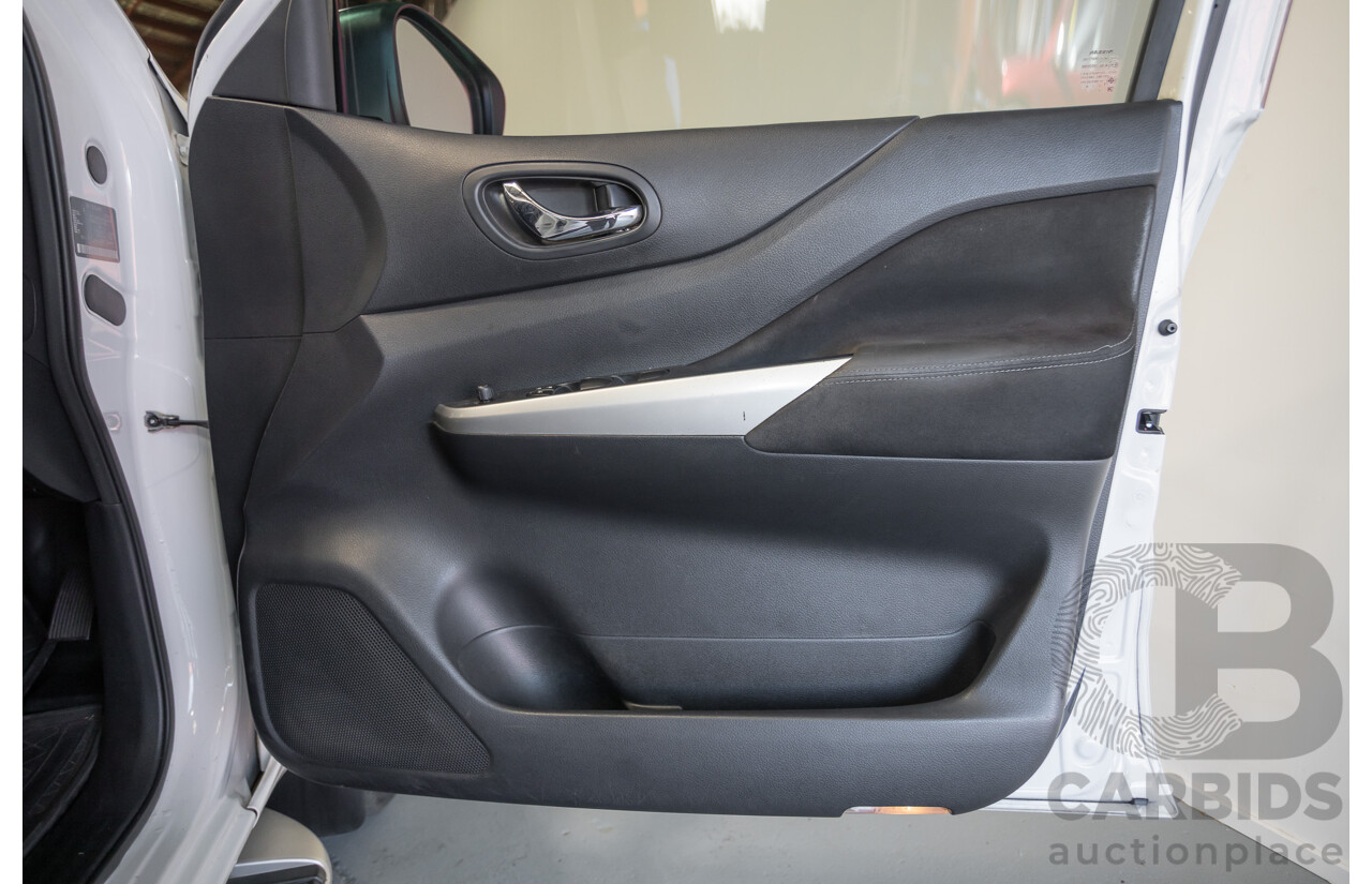 03/2017 Nissan Navara SL (4x4) D23 SERIES II Dual Cab Utility White Turbo Diesel 2.3L