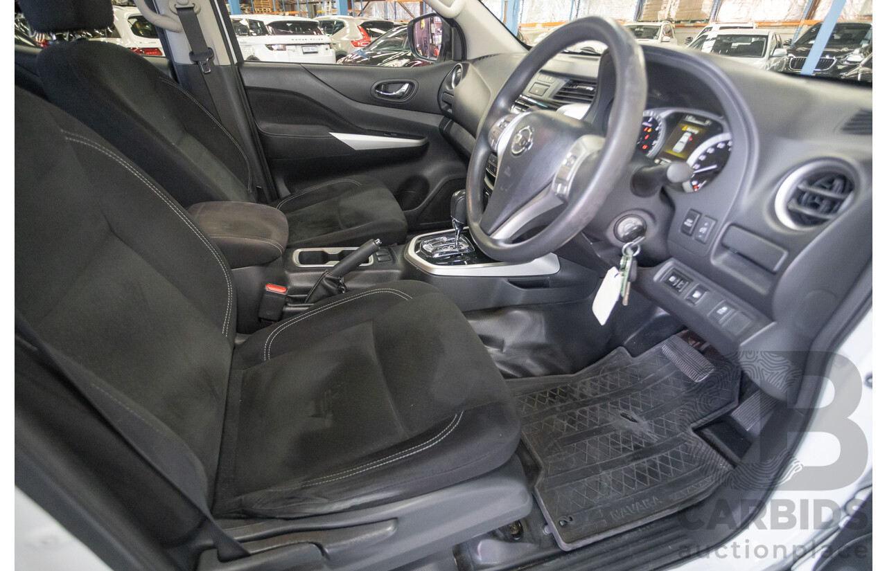03/2017 Nissan Navara SL (4x4) D23 SERIES II Dual Cab Utility White Turbo Diesel 2.3L