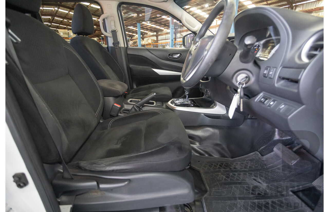 03/2017 Nissan Navara SL (4x4) D23 SERIES II Dual Cab Utility White Turbo Diesel 2.3L