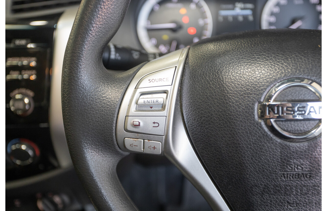 03/2017 Nissan Navara SL (4x4) D23 SERIES II Dual Cab Utility White Turbo Diesel 2.3L