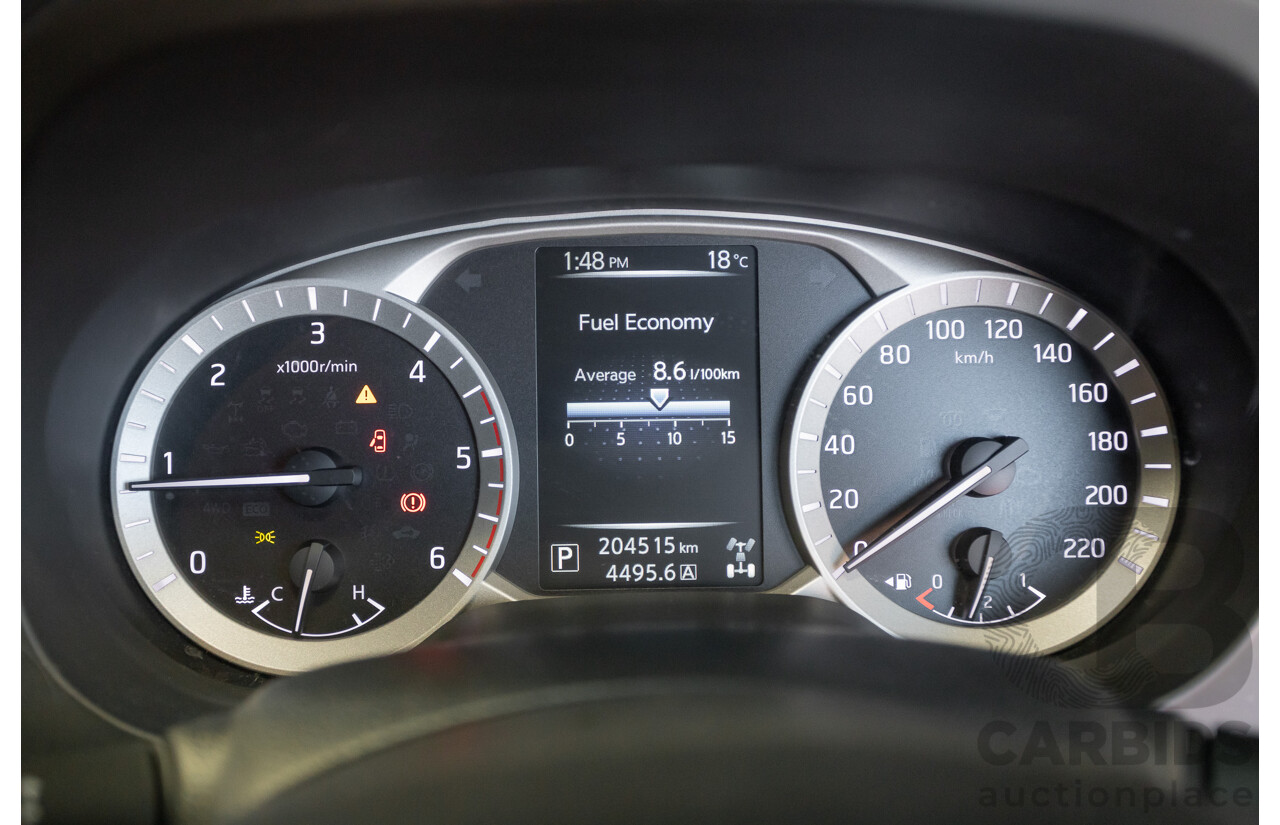 03/2017 Nissan Navara SL (4x4) D23 SERIES II Dual Cab Utility White Turbo Diesel 2.3L