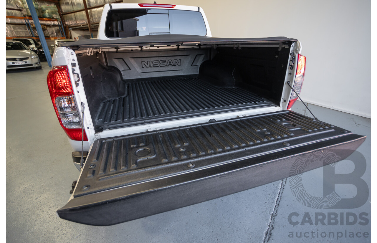 03/2017 Nissan Navara SL (4x4) D23 SERIES II Dual Cab Utility White Turbo Diesel 2.3L