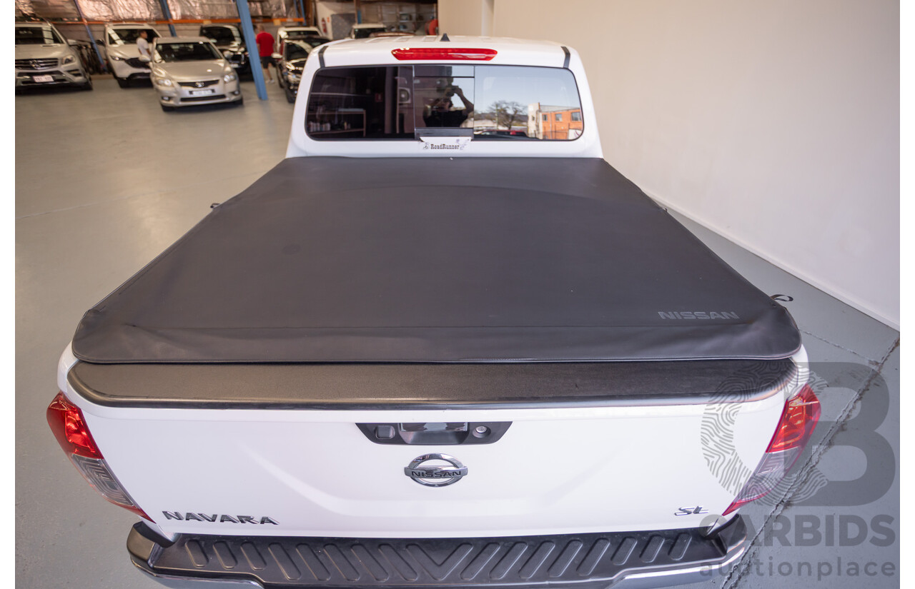 03/2017 Nissan Navara SL (4x4) D23 SERIES II Dual Cab Utility White Turbo Diesel 2.3L