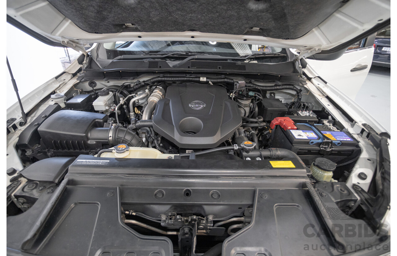 03/2017 Nissan Navara SL (4x4) D23 SERIES II Dual Cab Utility White Turbo Diesel 2.3L