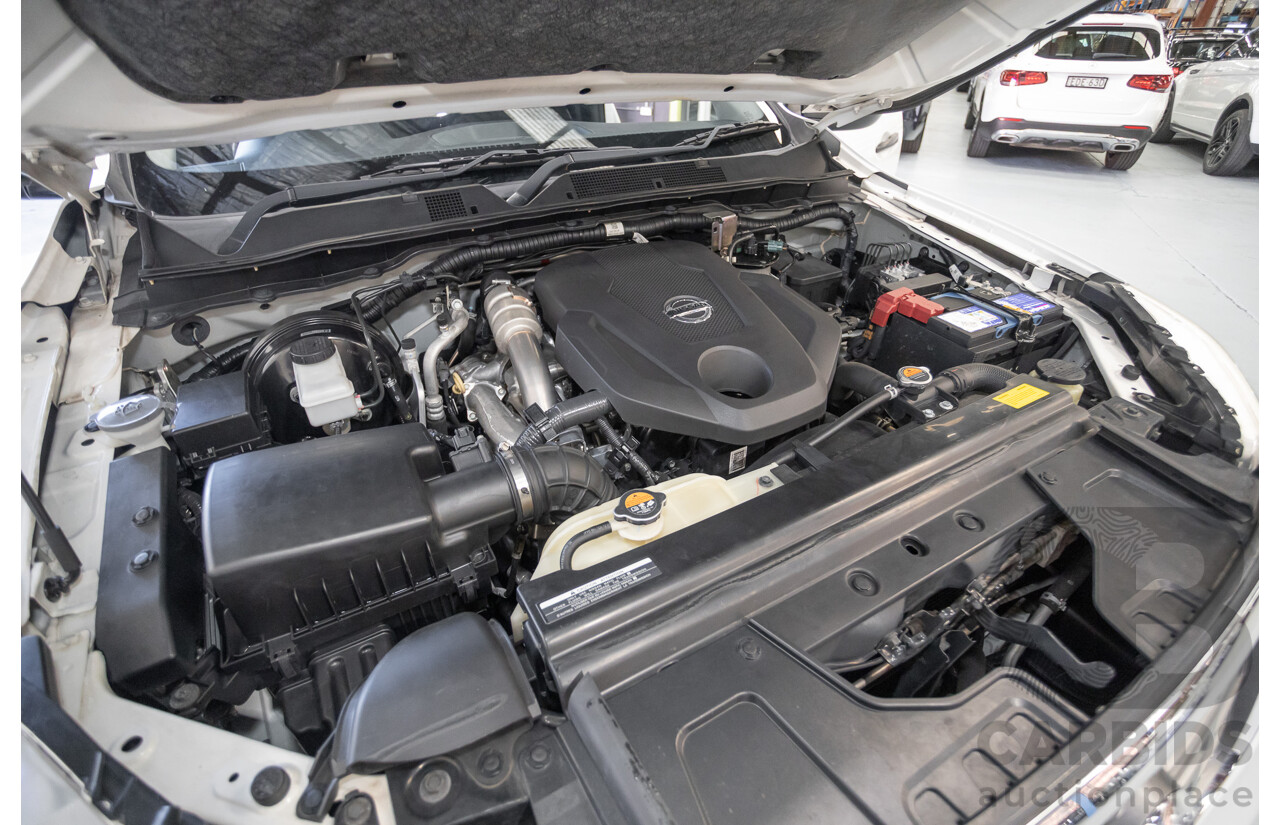 03/2017 Nissan Navara SL (4x4) D23 SERIES II Dual Cab Utility White Turbo Diesel 2.3L