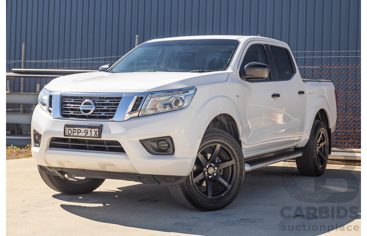 03/2017 Nissan Navara SL (4x4) D23 SERIES II Dual Cab Utility White Turbo Diesel 2.3L