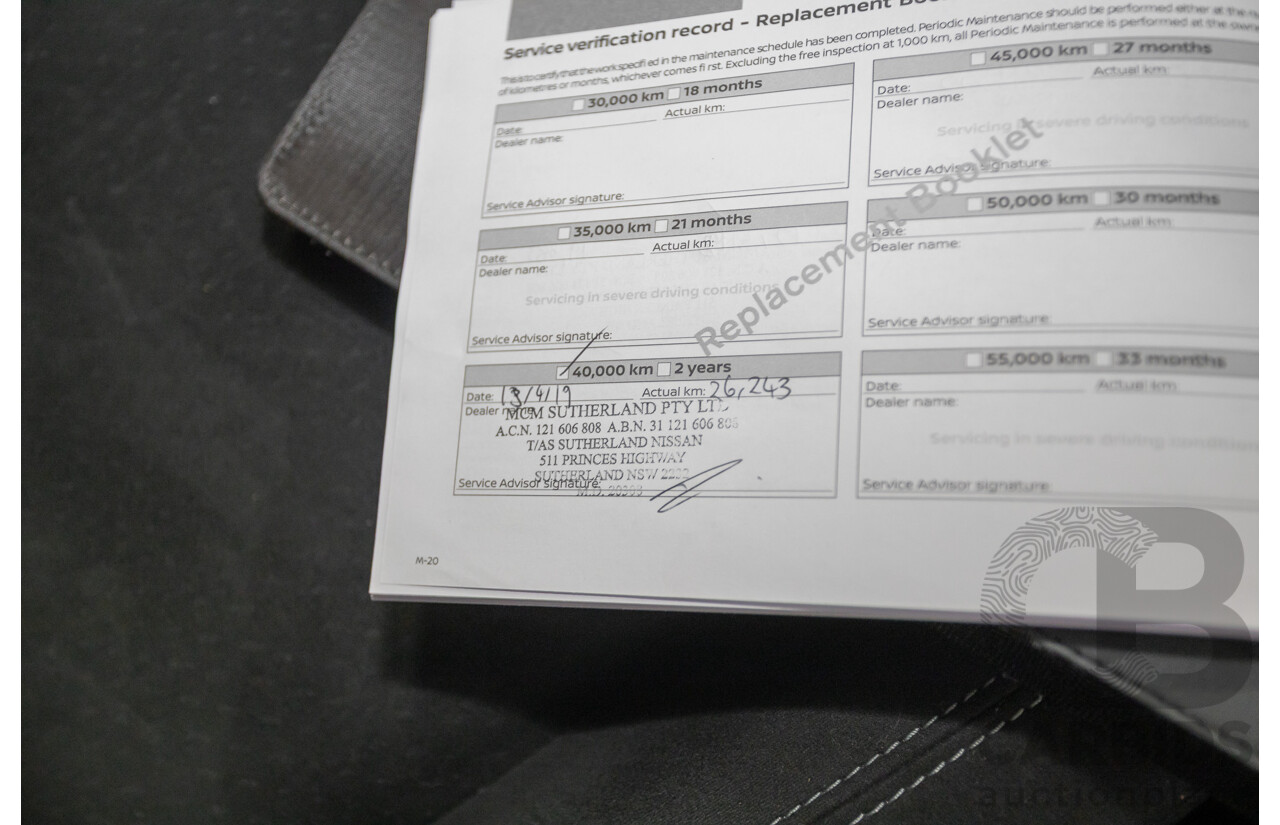 03/2017 Nissan Navara SL (4x4) D23 SERIES II Dual Cab Utility White Turbo Diesel 2.3L