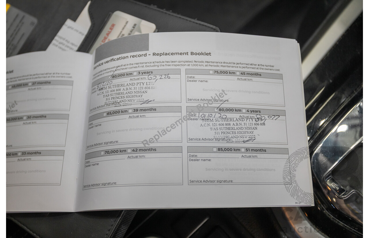 03/2017 Nissan Navara SL (4x4) D23 SERIES II Dual Cab Utility White Turbo Diesel 2.3L