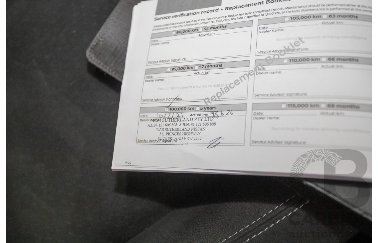 03/2017 Nissan Navara SL (4x4) D23 SERIES II Dual Cab Utility White Turbo Diesel 2.3L