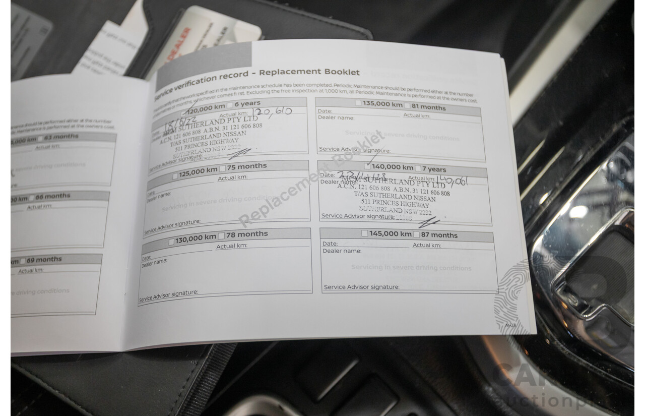 03/2017 Nissan Navara SL (4x4) D23 SERIES II Dual Cab Utility White Turbo Diesel 2.3L