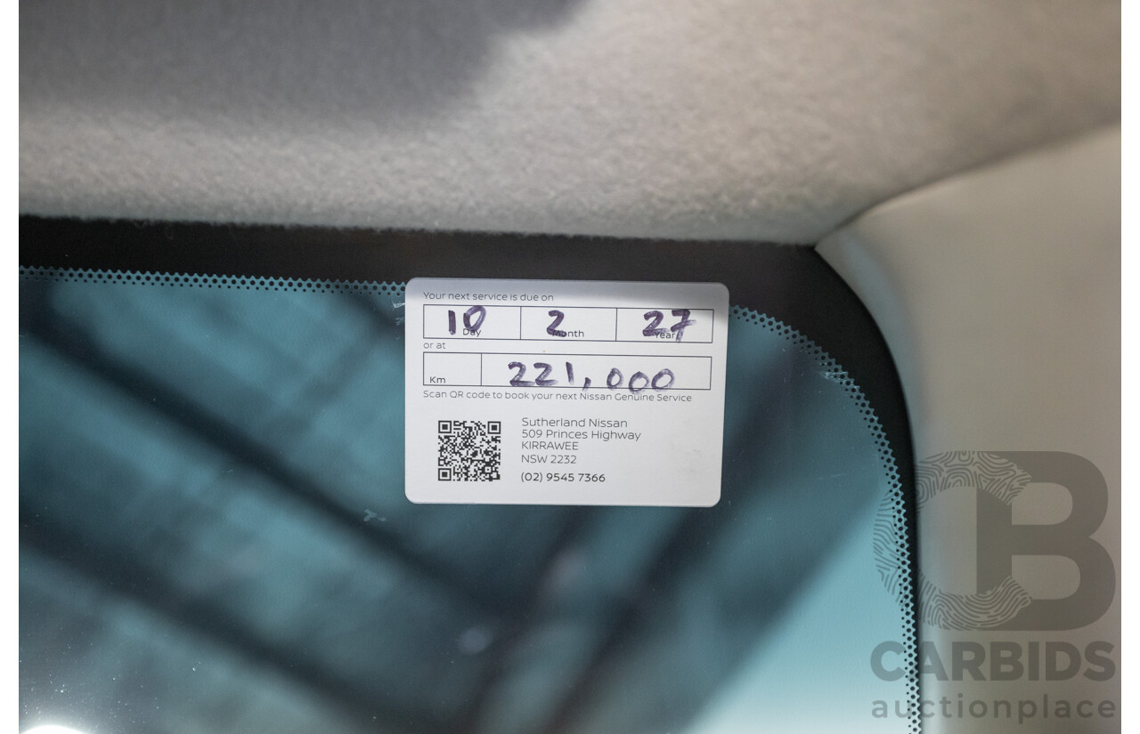 03/2017 Nissan Navara SL (4x4) D23 SERIES II Dual Cab Utility White Turbo Diesel 2.3L