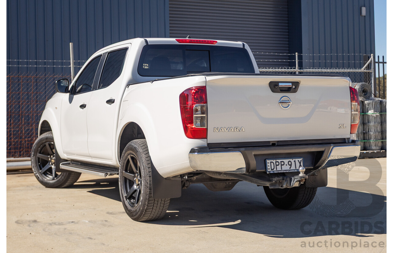 03/2017 Nissan Navara SL (4x4) D23 SERIES II Dual Cab Utility White Turbo Diesel 2.3L