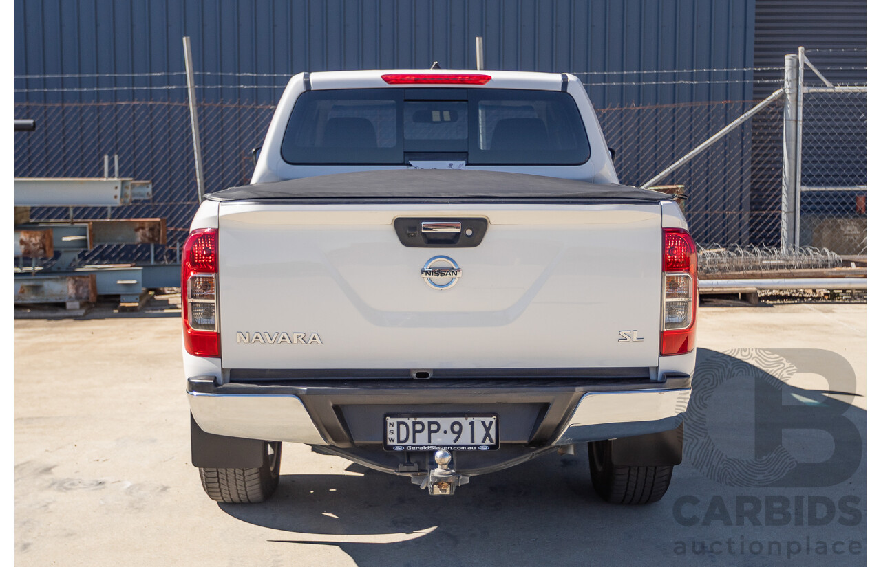 03/2017 Nissan Navara SL (4x4) D23 SERIES II Dual Cab Utility White Turbo Diesel 2.3L