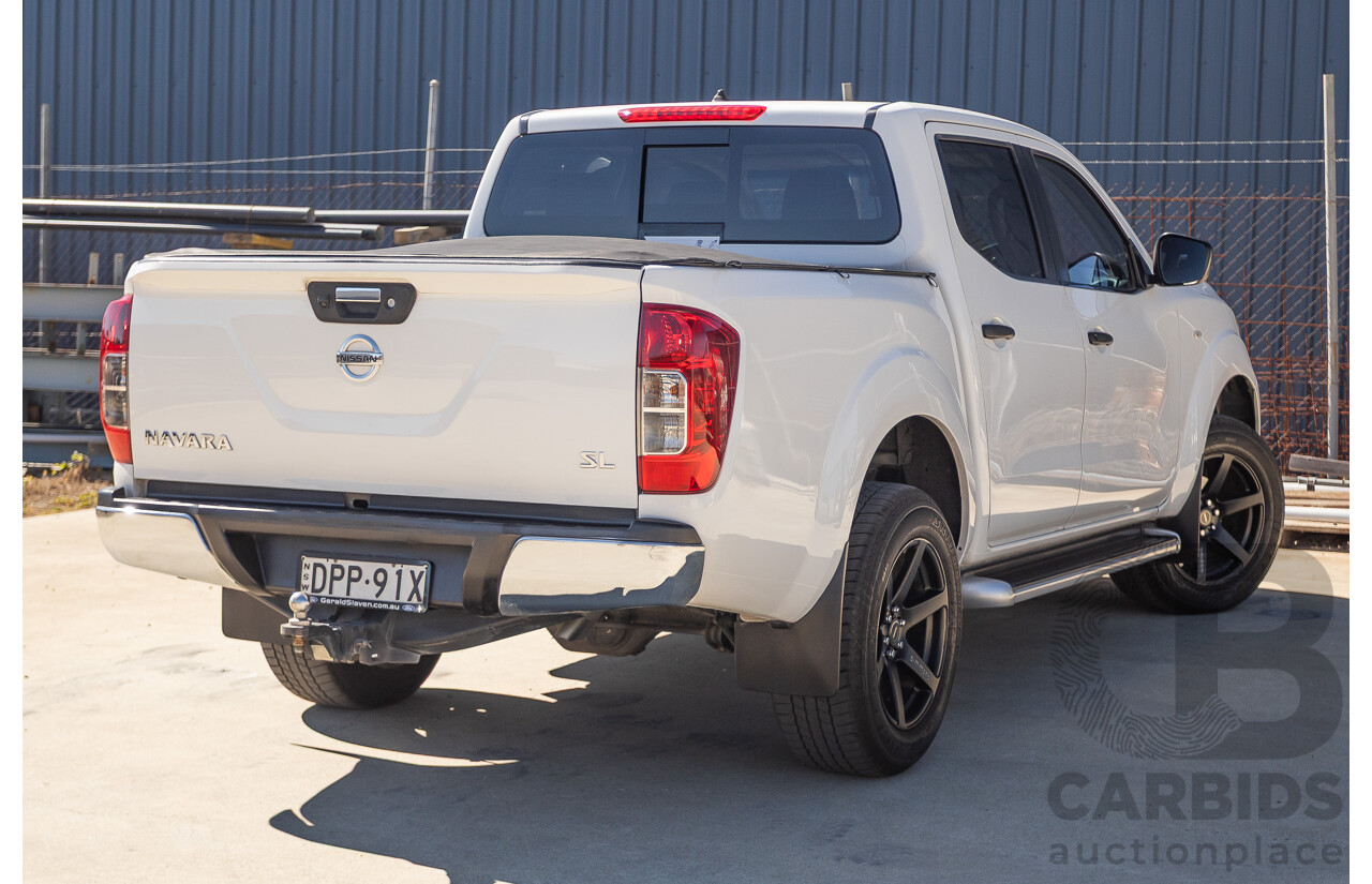 03/2017 Nissan Navara SL (4x4) D23 SERIES II Dual Cab Utility White Turbo Diesel 2.3L