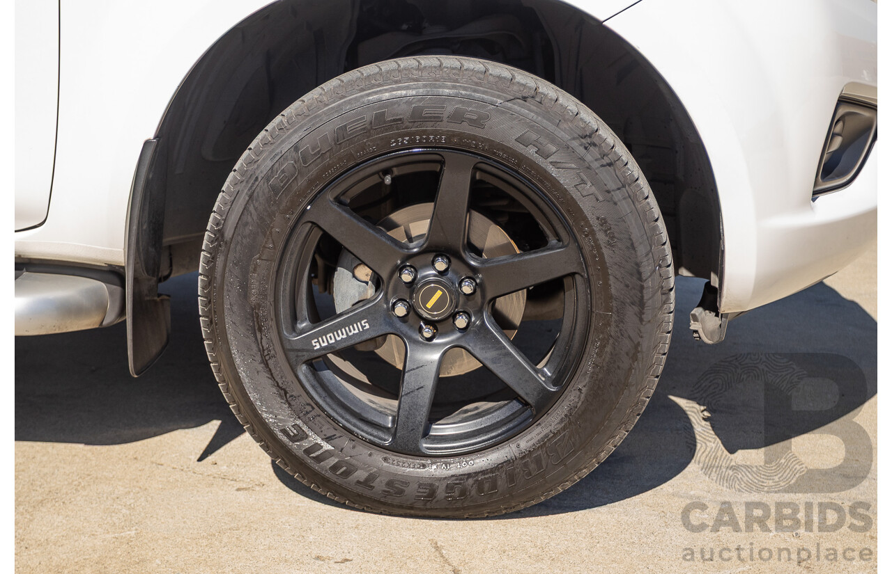 03/2017 Nissan Navara SL (4x4) D23 SERIES II Dual Cab Utility White Turbo Diesel 2.3L