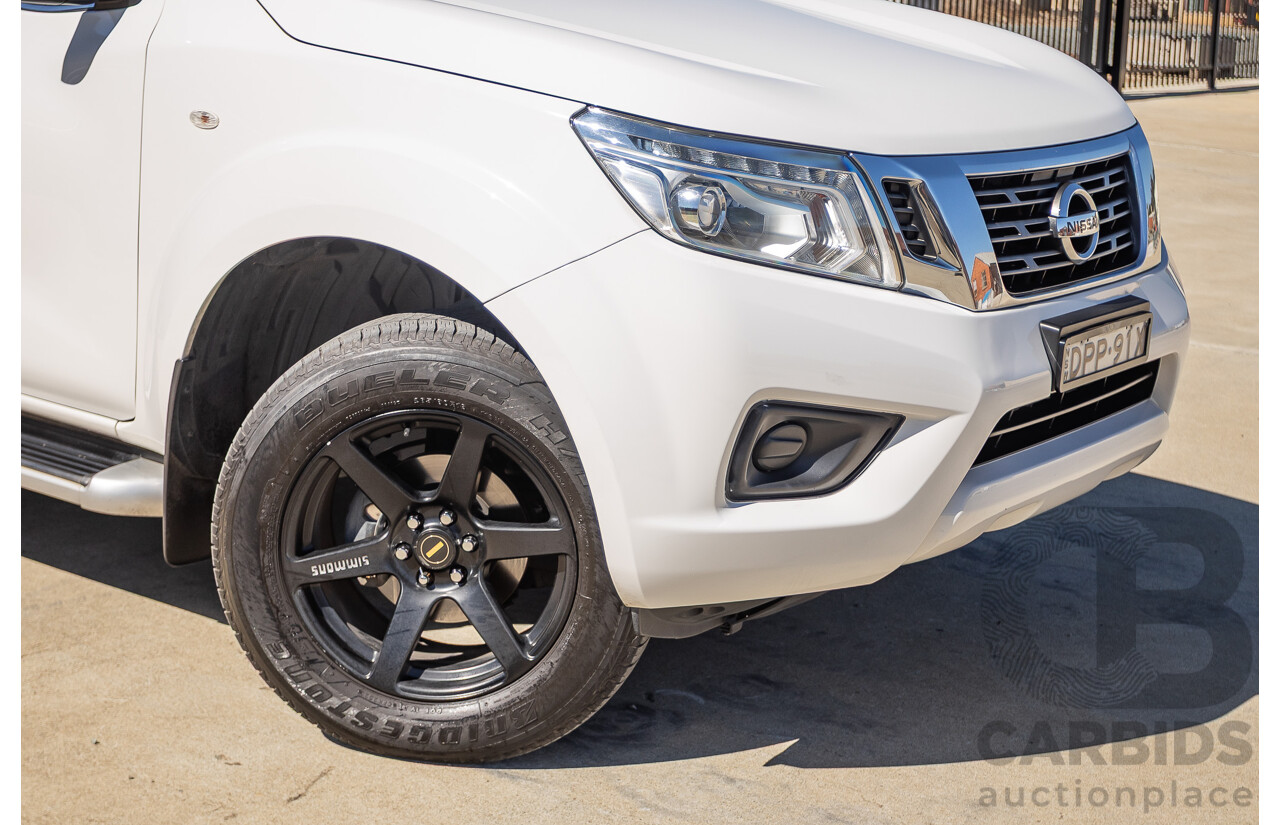03/2017 Nissan Navara SL (4x4) D23 SERIES II Dual Cab Utility White Turbo Diesel 2.3L