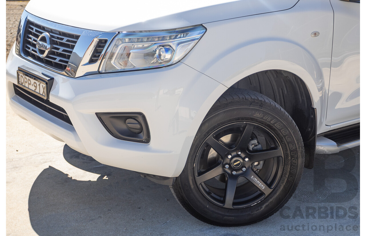 03/2017 Nissan Navara SL (4x4) D23 SERIES II Dual Cab Utility White Turbo Diesel 2.3L