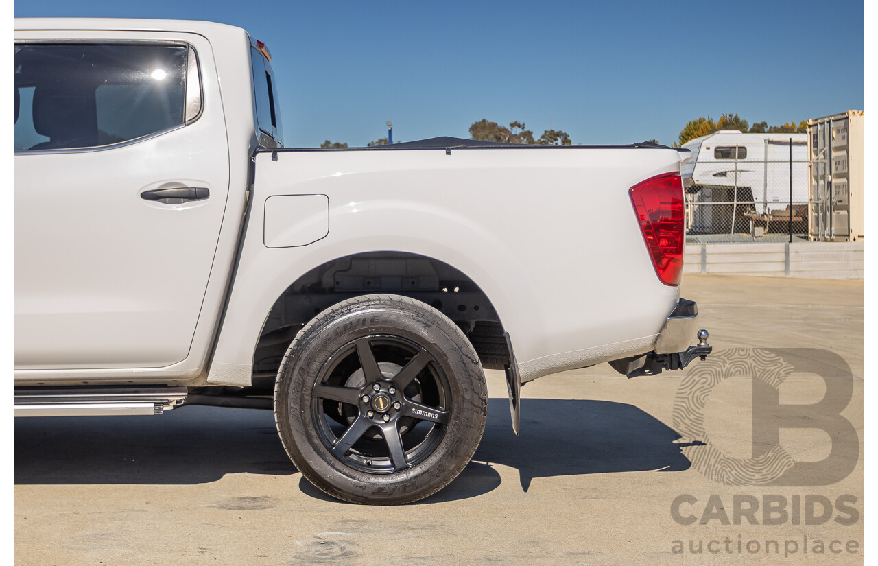 03/2017 Nissan Navara SL (4x4) D23 SERIES II Dual Cab Utility White Turbo Diesel 2.3L