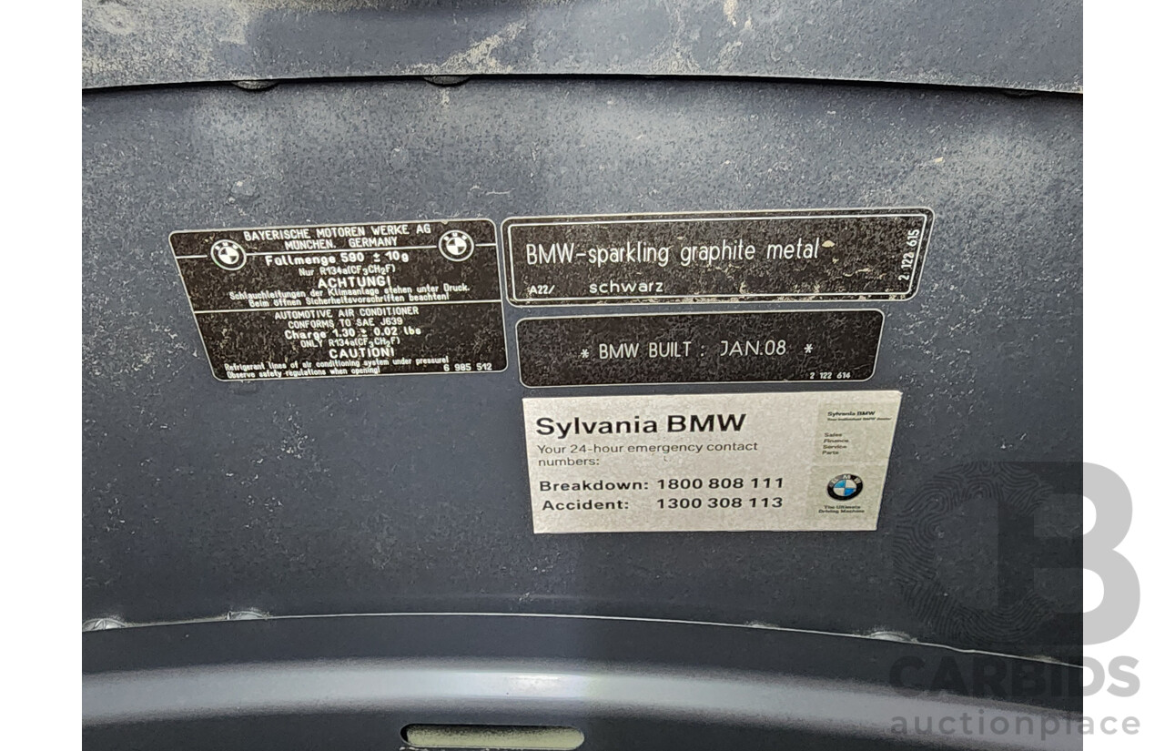 4/2008 Bmw 3 20i Executive E90 08 UPGRADE 4d Sedan Grey 2.0L