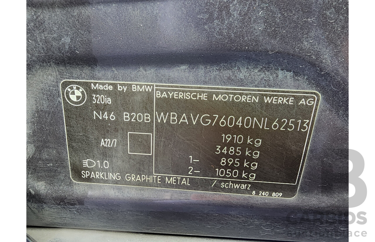 4/2008 Bmw 3 20i Executive E90 08 UPGRADE 4d Sedan Grey 2.0L