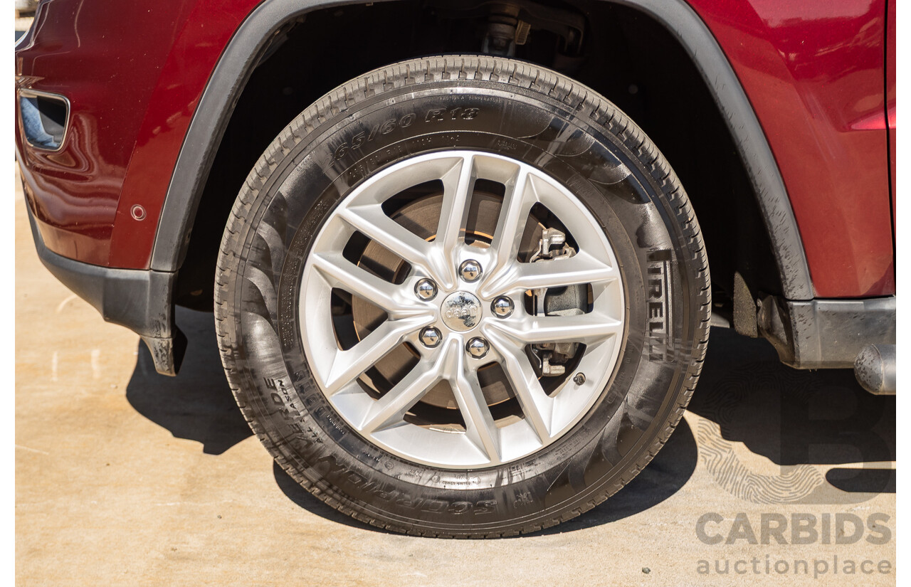 11/2017 Jeep Grand Cherokee Laredo (4x4) WK MY17 4D Wagon Velvet Red Pearl Turbo Diesel 3.0L