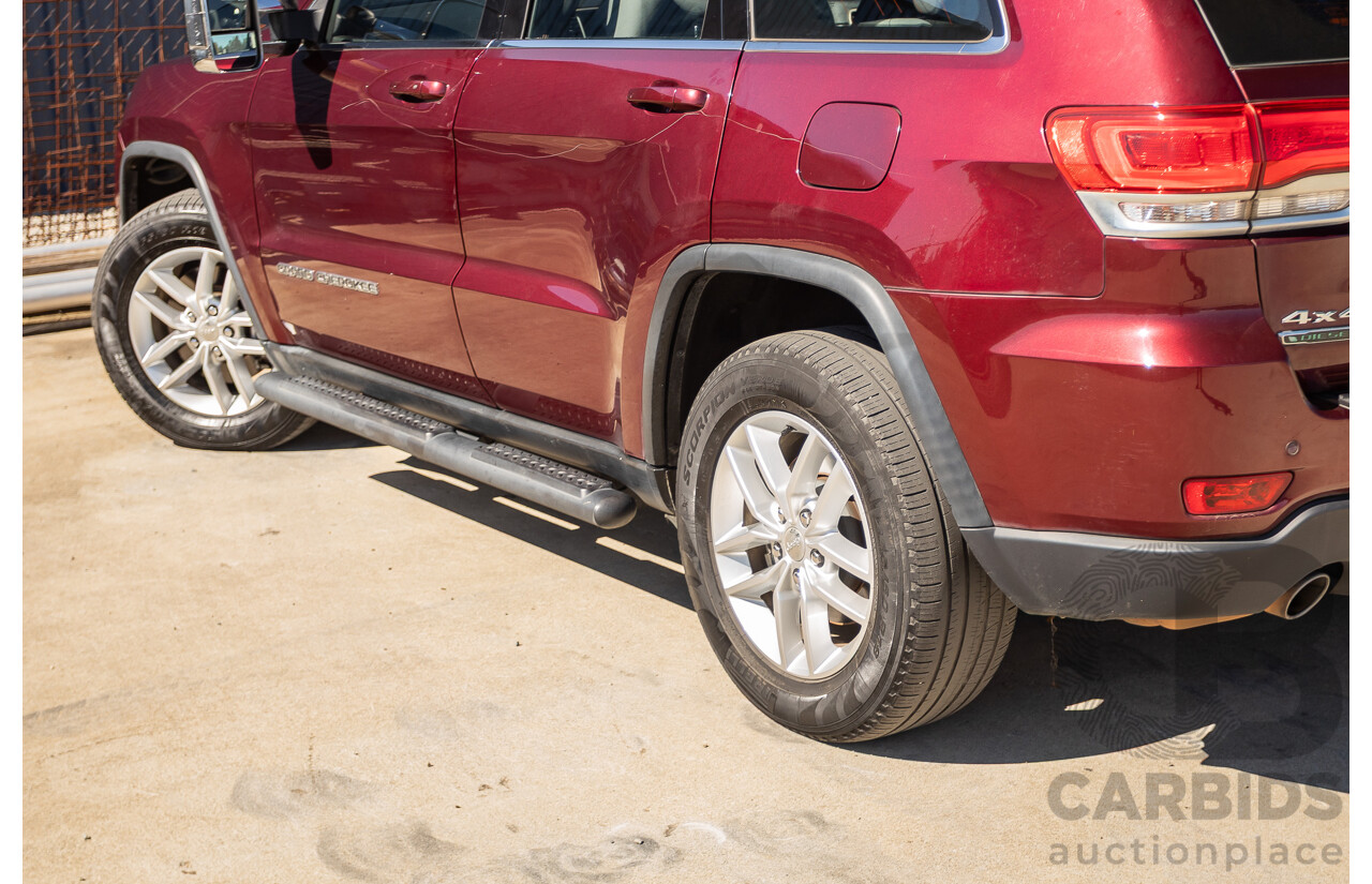 11/2017 Jeep Grand Cherokee Laredo (4x4) WK MY17 4D Wagon Velvet Red Pearl Turbo Diesel 3.0L