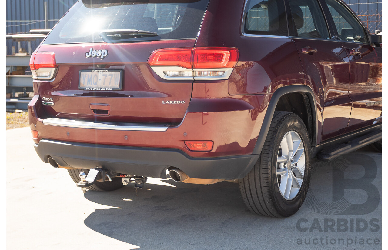 11/2017 Jeep Grand Cherokee Laredo (4x4) WK MY17 4D Wagon Velvet Red Pearl Turbo Diesel 3.0L