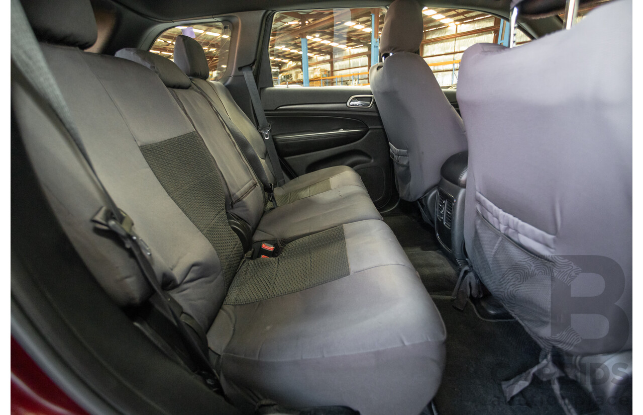 11/2017 Jeep Grand Cherokee Laredo (4x4) WK MY17 4D Wagon Velvet Red Pearl Turbo Diesel 3.0L