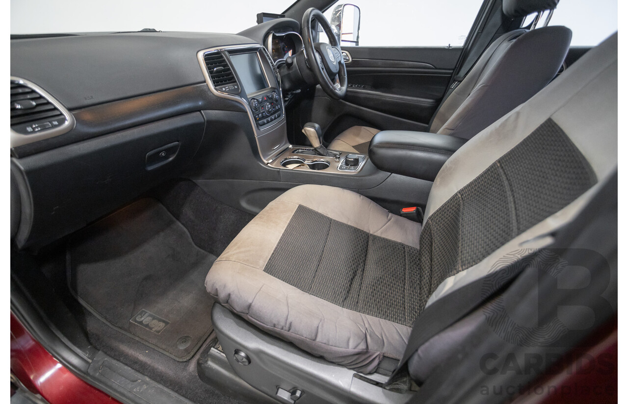 11/2017 Jeep Grand Cherokee Laredo (4x4) WK MY17 4D Wagon Velvet Red Pearl Turbo Diesel 3.0L