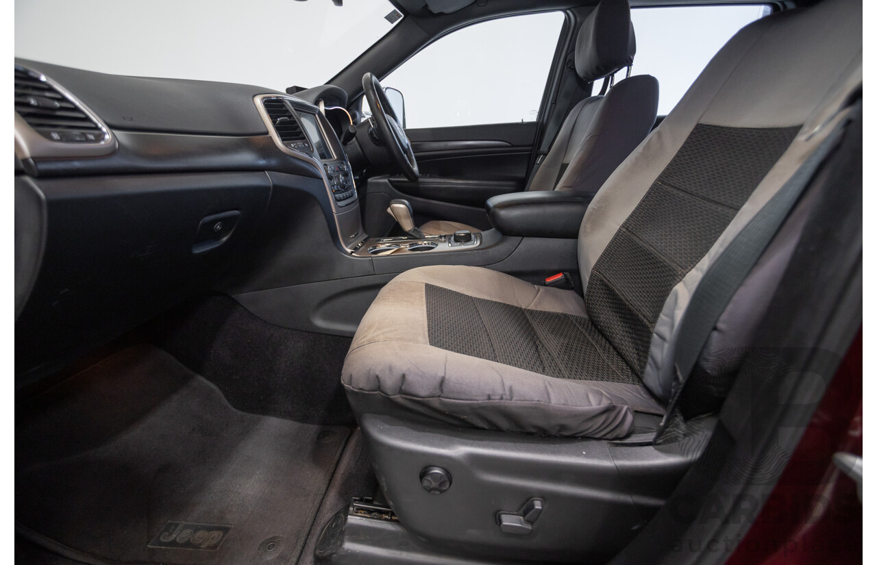 11/2017 Jeep Grand Cherokee Laredo (4x4) WK MY17 4D Wagon Velvet Red Pearl Turbo Diesel 3.0L