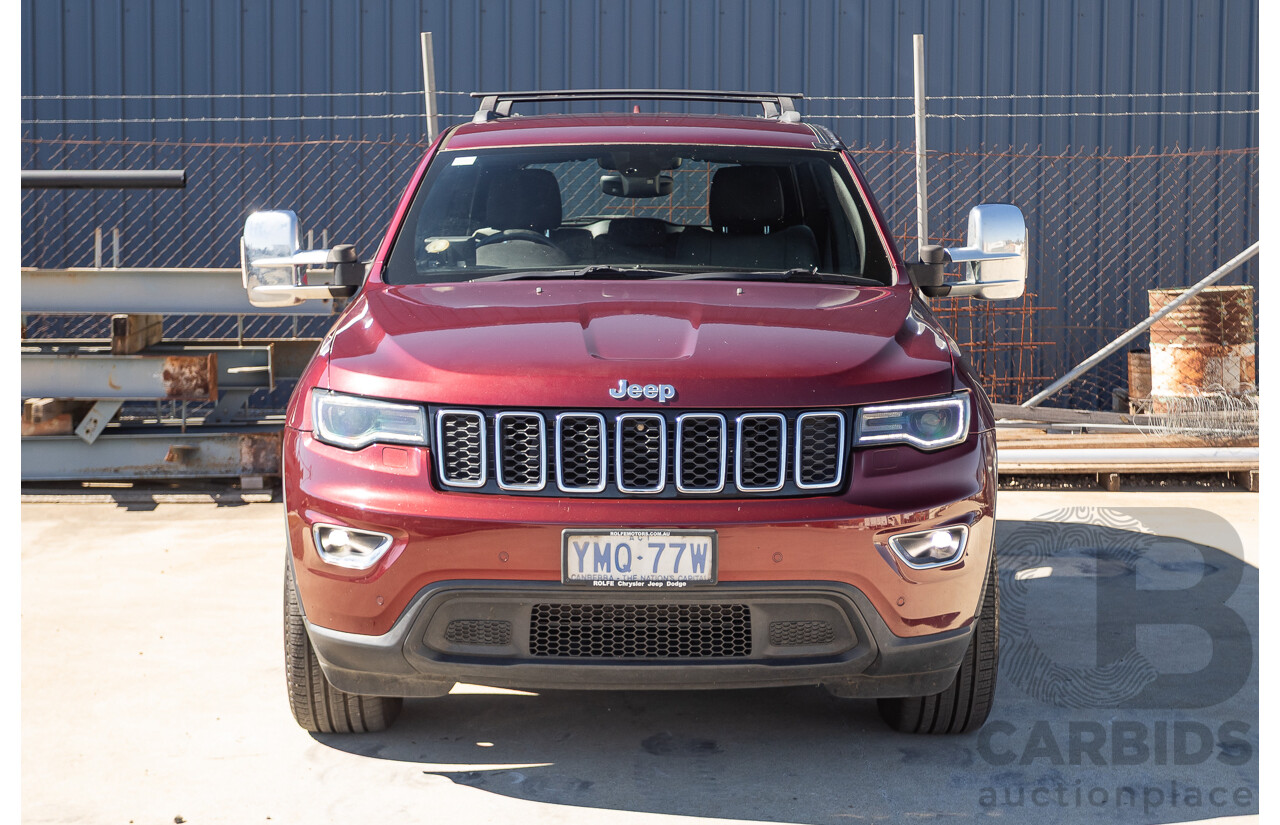 11/2017 Jeep Grand Cherokee Laredo (4x4) WK MY17 4D Wagon Velvet Red Pearl Turbo Diesel 3.0L