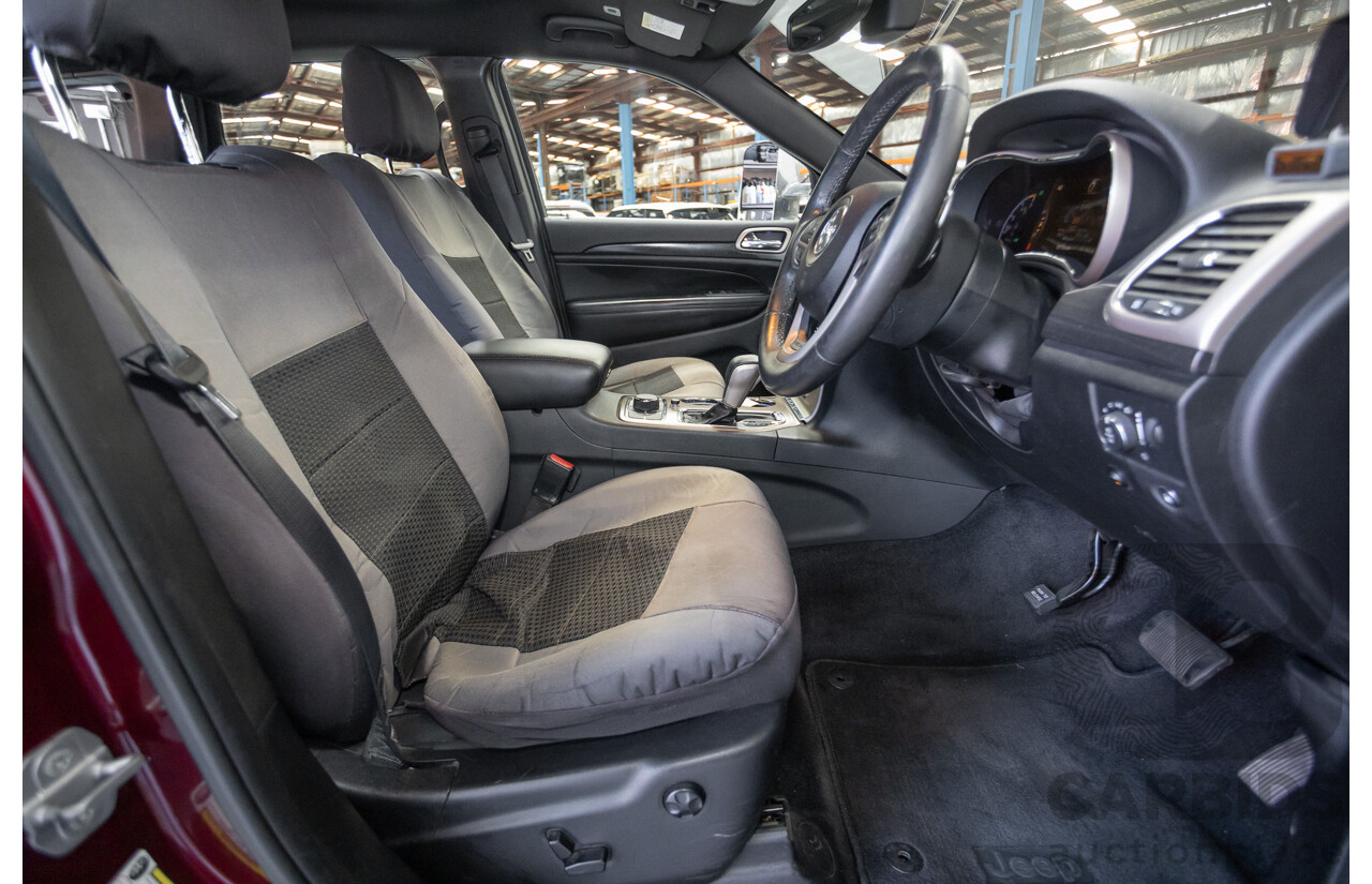 11/2017 Jeep Grand Cherokee Laredo (4x4) WK MY17 4D Wagon Velvet Red Pearl Turbo Diesel 3.0L