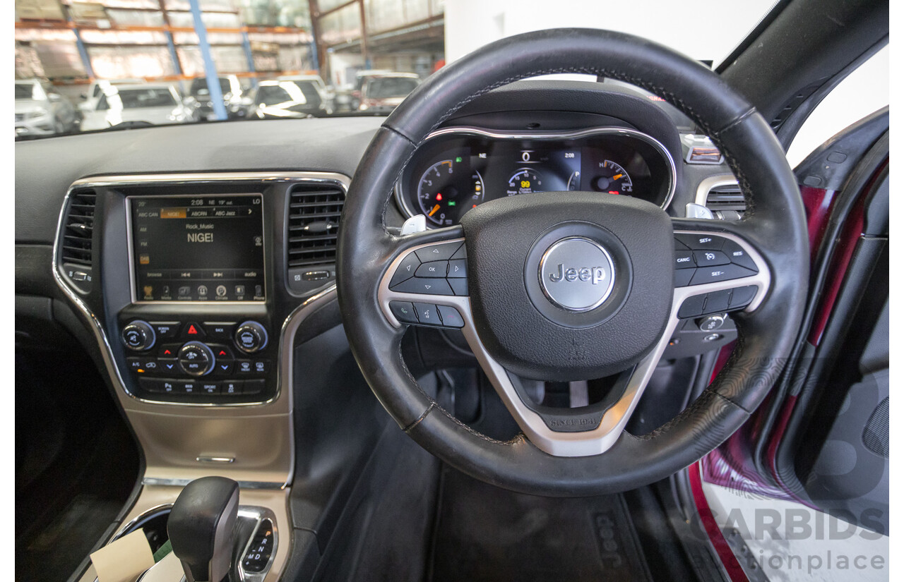 11/2017 Jeep Grand Cherokee Laredo (4x4) WK MY17 4D Wagon Velvet Red Pearl Turbo Diesel 3.0L