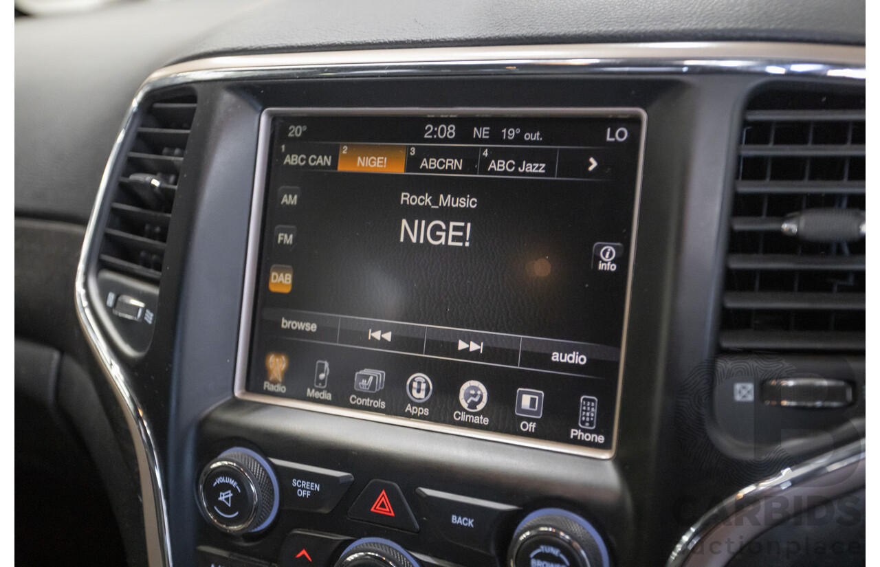 11/2017 Jeep Grand Cherokee Laredo (4x4) WK MY17 4D Wagon Velvet Red Pearl Turbo Diesel 3.0L