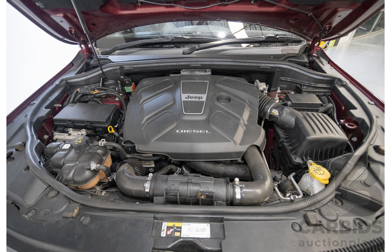 11/2017 Jeep Grand Cherokee Laredo (4x4) WK MY17 4D Wagon Velvet Red Pearl Turbo Diesel 3.0L