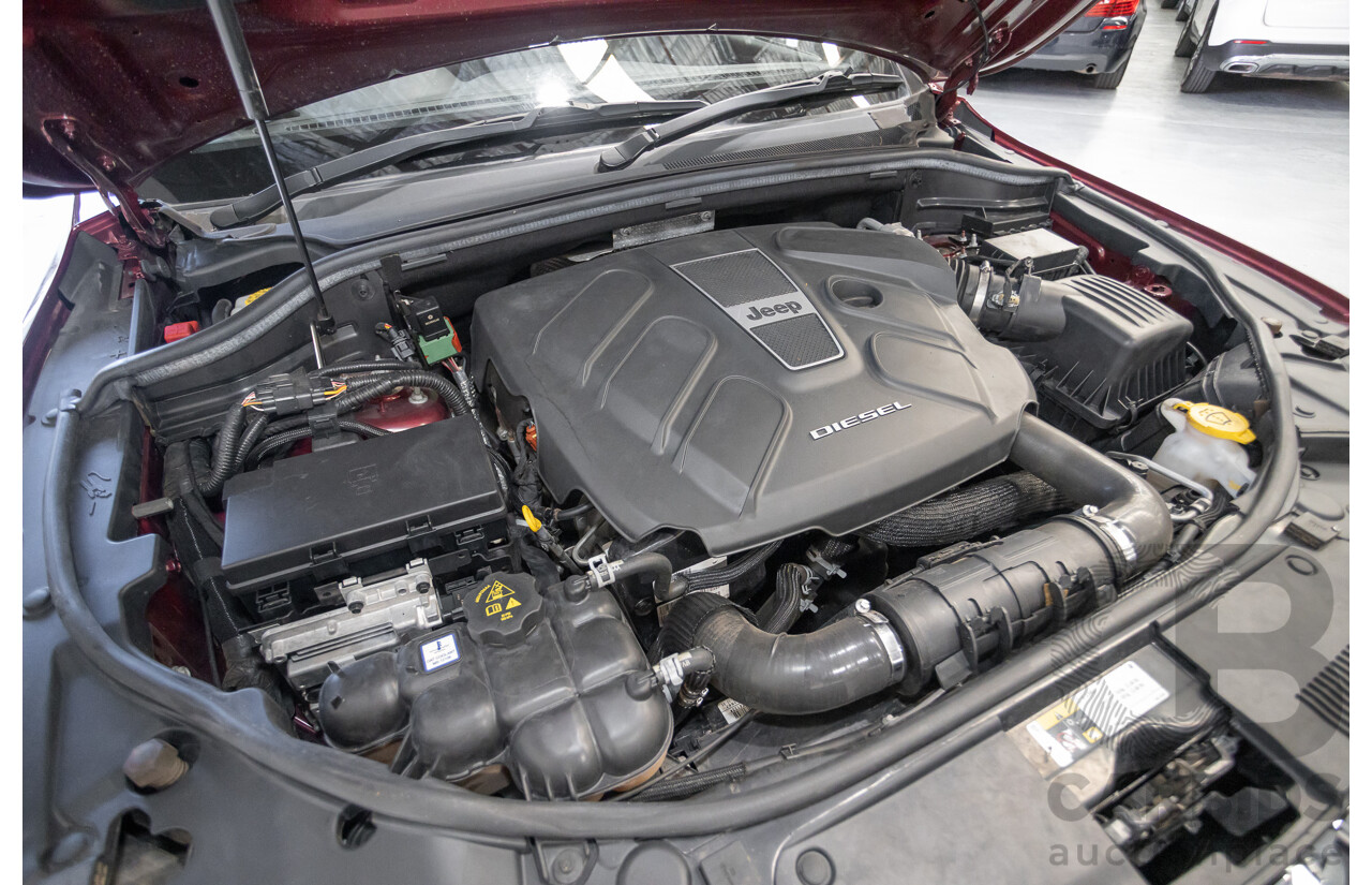 11/2017 Jeep Grand Cherokee Laredo (4x4) WK MY17 4D Wagon Velvet Red Pearl Turbo Diesel 3.0L