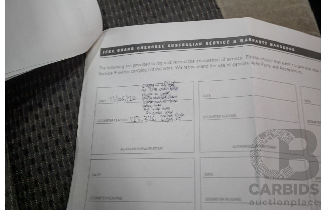 11/2017 Jeep Grand Cherokee Laredo (4x4) WK MY17 4D Wagon Velvet Red Pearl Turbo Diesel 3.0L