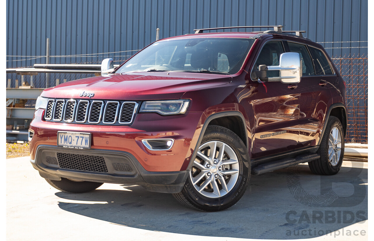 11/2017 Jeep Grand Cherokee Laredo (4x4) WK MY17 4D Wagon Velvet Red Pearl Turbo Diesel 3.0L