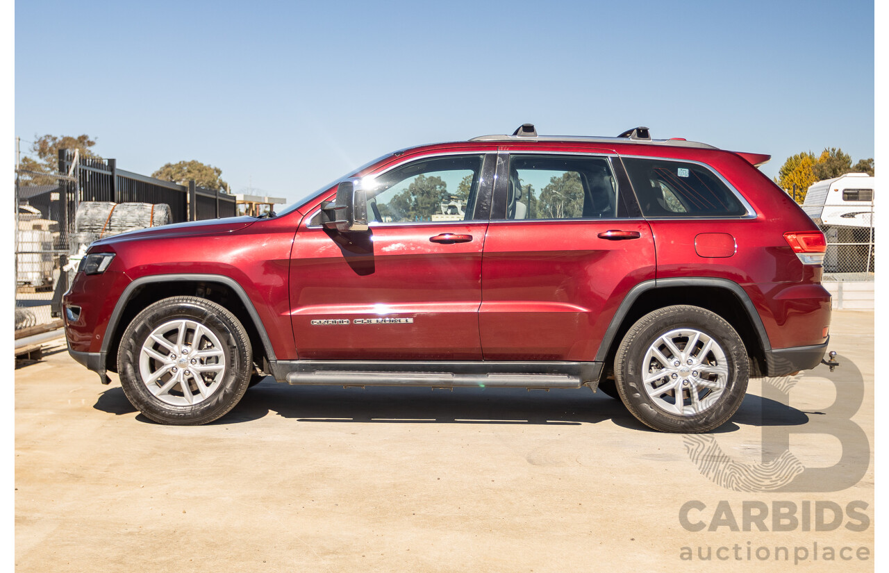 11/2017 Jeep Grand Cherokee Laredo (4x4) WK MY17 4D Wagon Velvet Red Pearl Turbo Diesel 3.0L