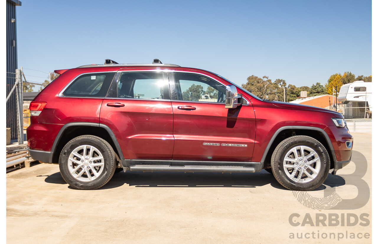 11/2017 Jeep Grand Cherokee Laredo (4x4) WK MY17 4D Wagon Velvet Red Pearl Turbo Diesel 3.0L