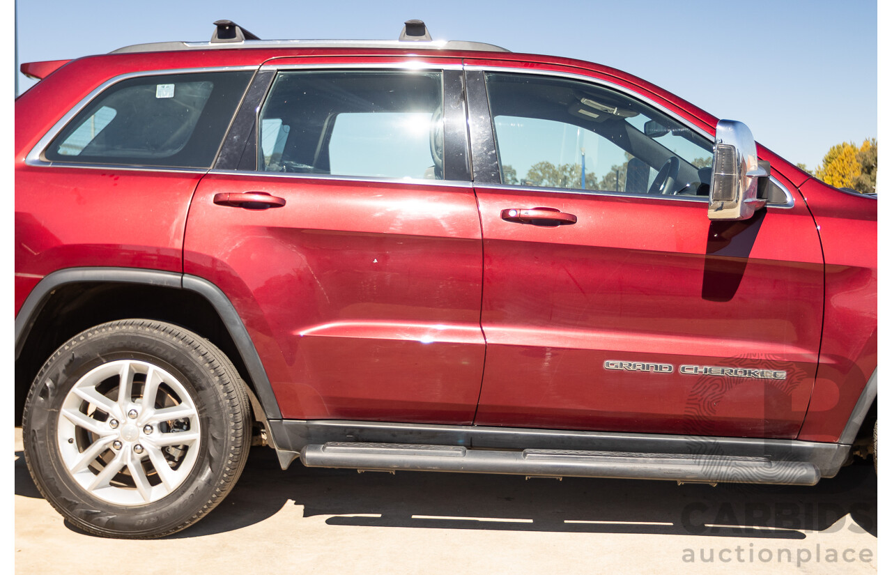 11/2017 Jeep Grand Cherokee Laredo (4x4) WK MY17 4D Wagon Velvet Red Pearl Turbo Diesel 3.0L
