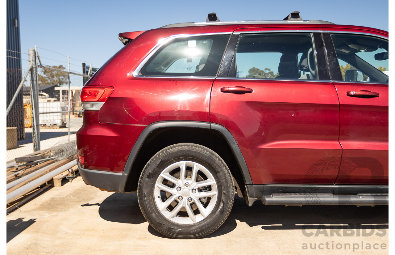 11/2017 Jeep Grand Cherokee Laredo (4x4) WK MY17 4D Wagon Velvet Red Pearl Turbo Diesel 3.0L