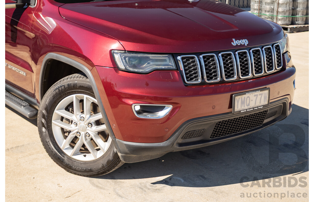 11/2017 Jeep Grand Cherokee Laredo (4x4) WK MY17 4D Wagon Velvet Red Pearl Turbo Diesel 3.0L